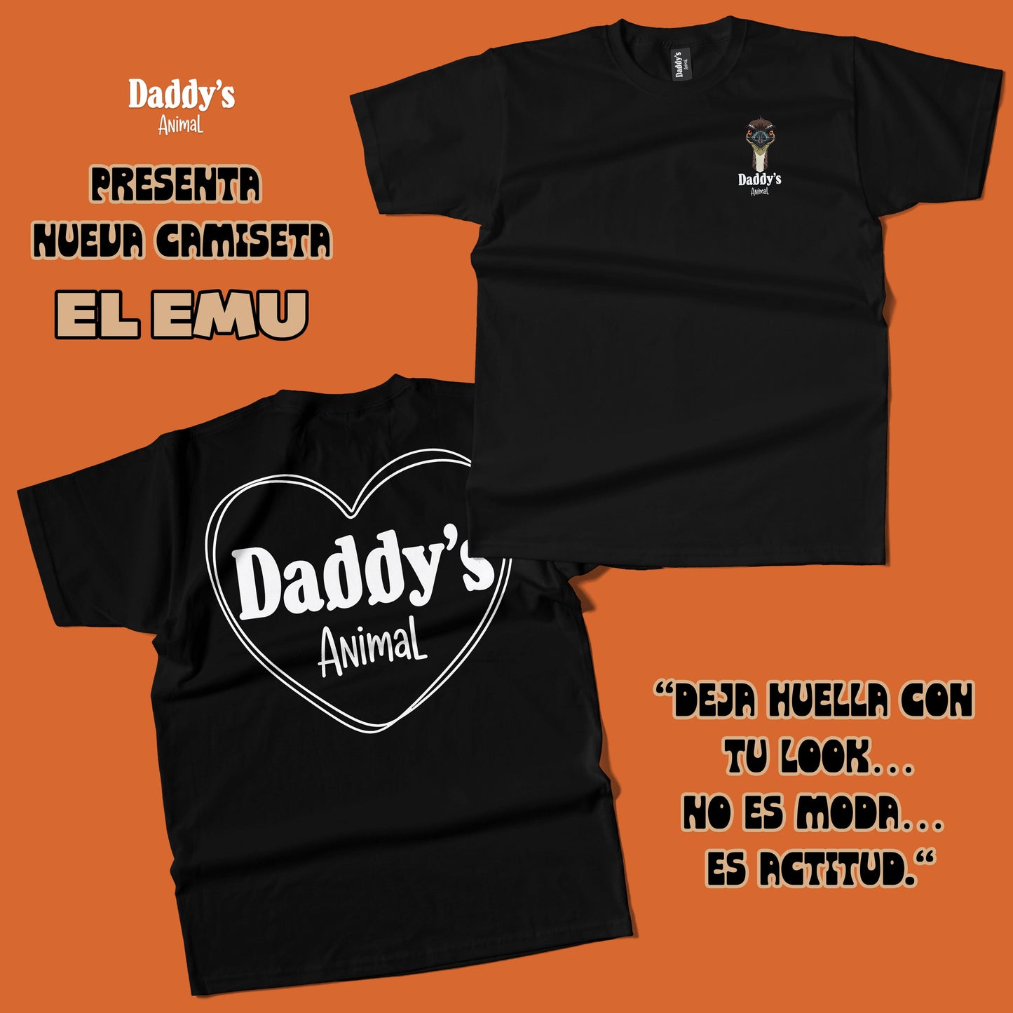 Camiseta emú