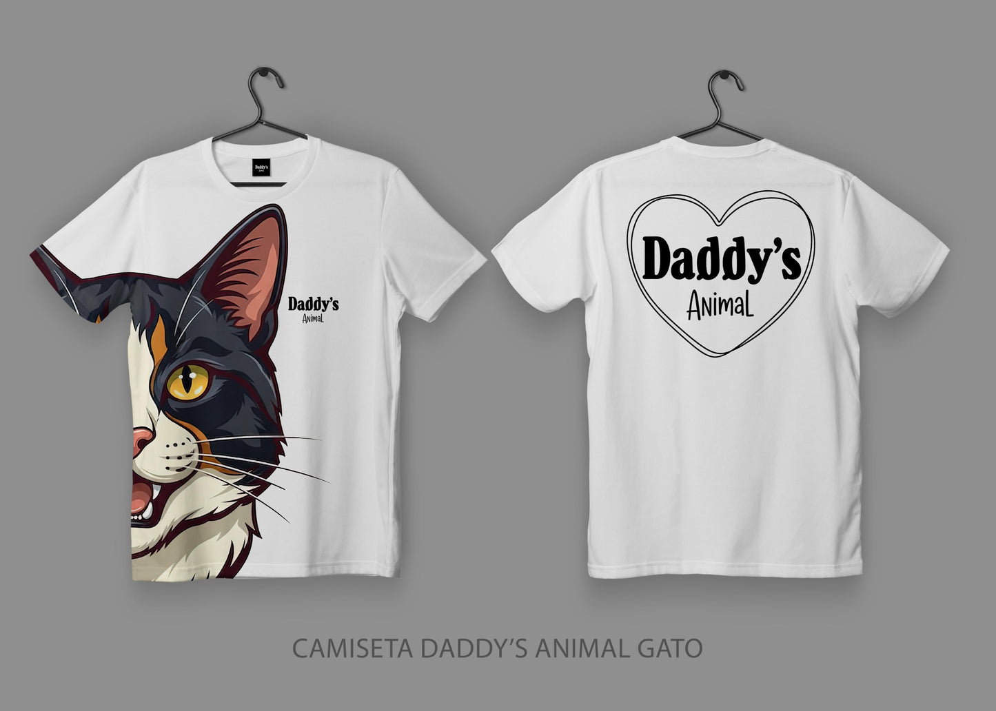 Camiseta gato.